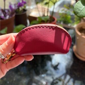 Portland Leather Berry Good Taco Keychain